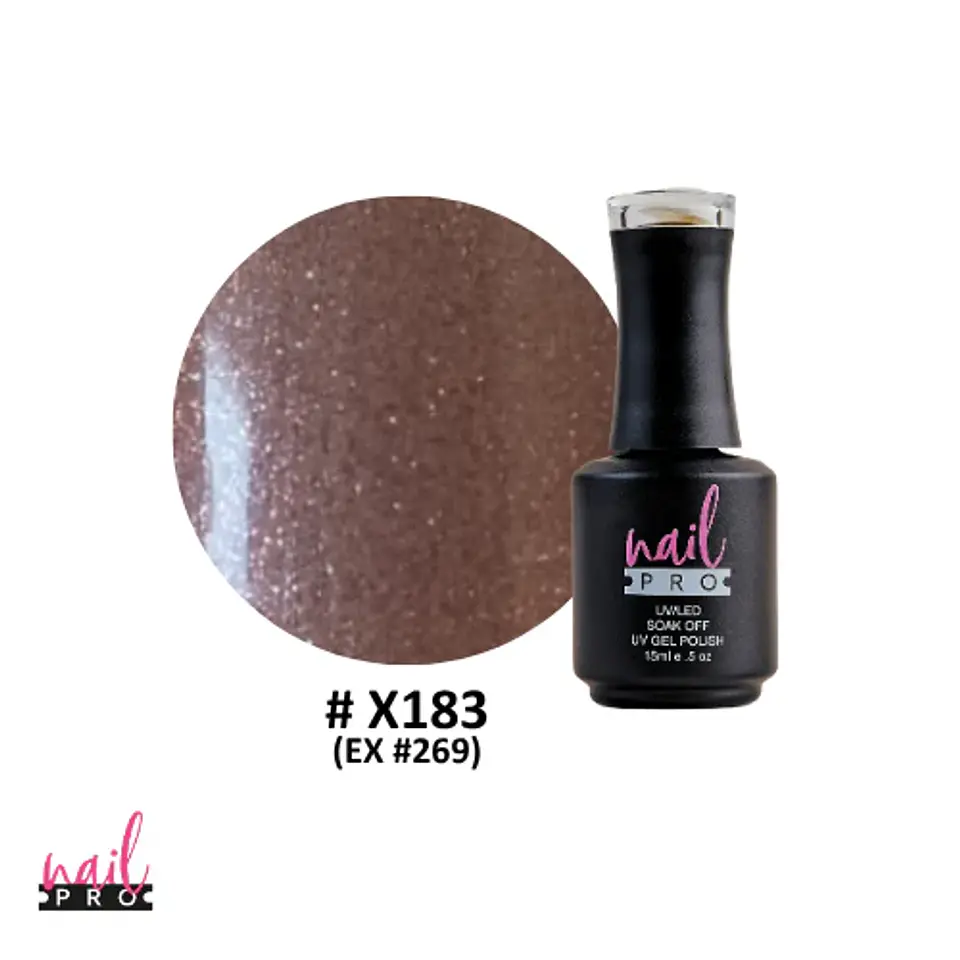 X183 Café olivo con micro glitter 1