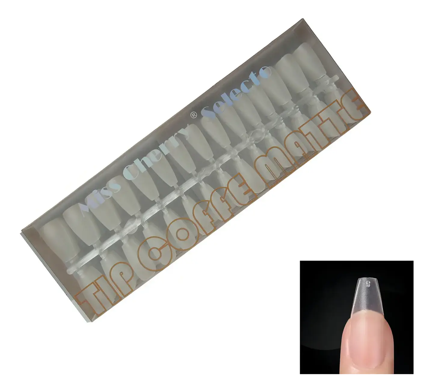 TIPS SOFT GEL COFFIN CORTO 1