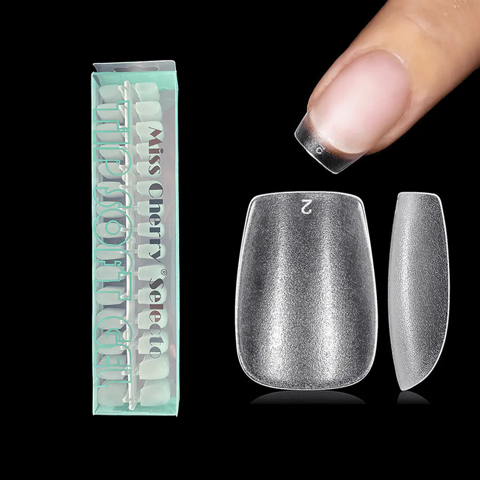 TIPS SOFT GEL CUADRADO CORTO 1