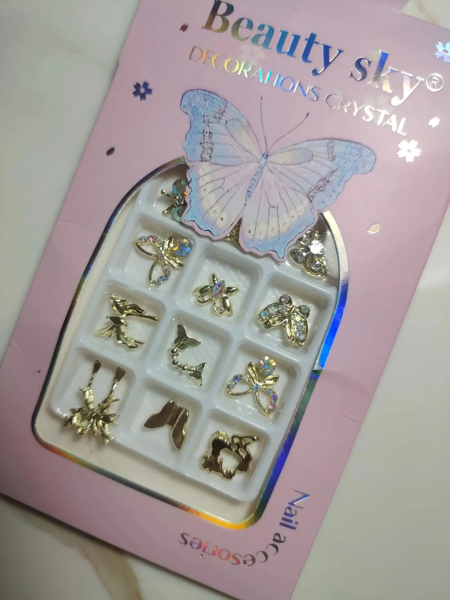 DIJE DE MARIPOSA METAL 1