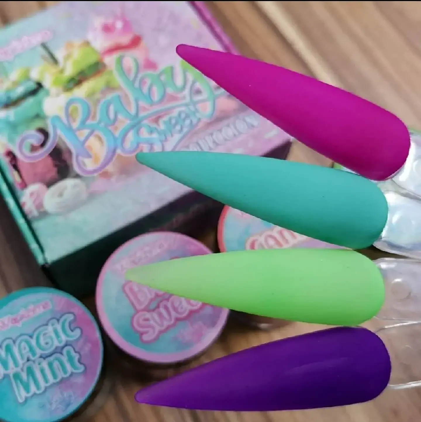 Colección de Acrílicos 4 colores Baby Sweet 1