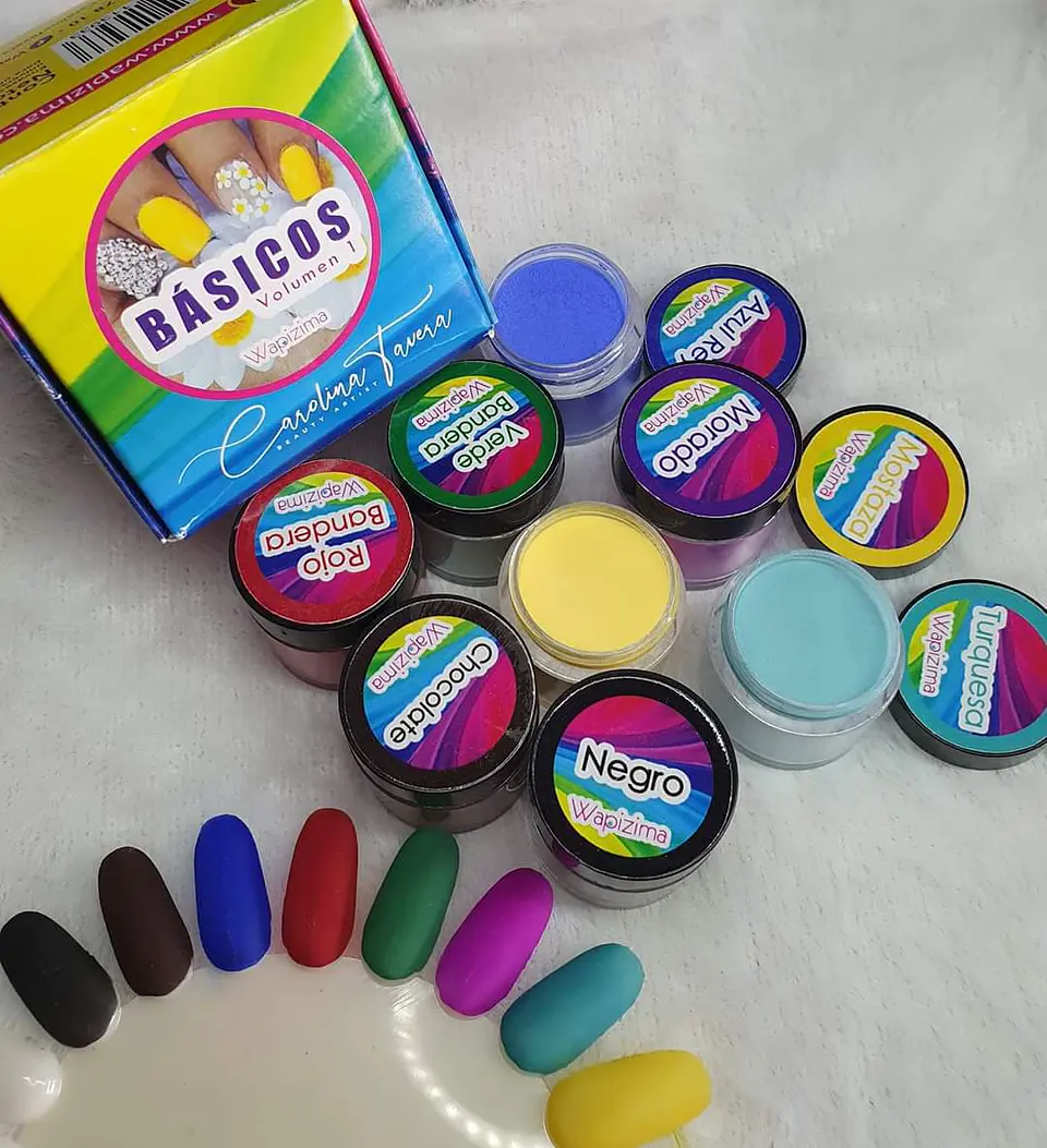 Colección de Acrílicos 8 colores Basicos Volumen 1 1