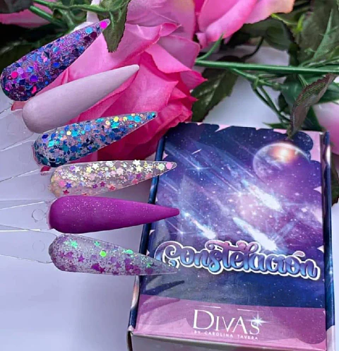 Colección de Acrílicos 6 colores  Constelación Divas