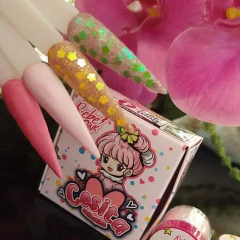 Colección de Acrílicos 4 colores  Cosita De Rebel pink