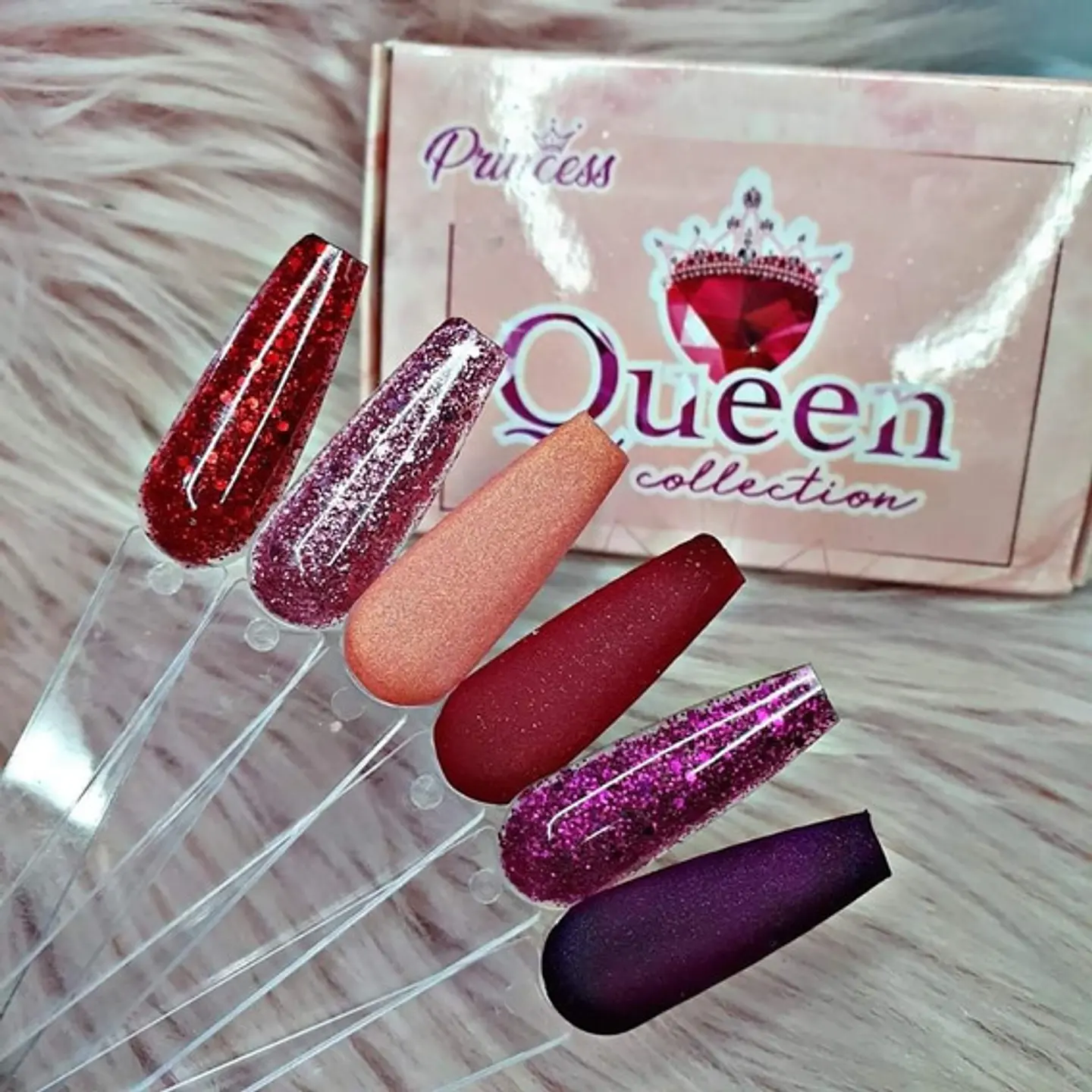 Colección de Acrílicos 6 colores Queen 1