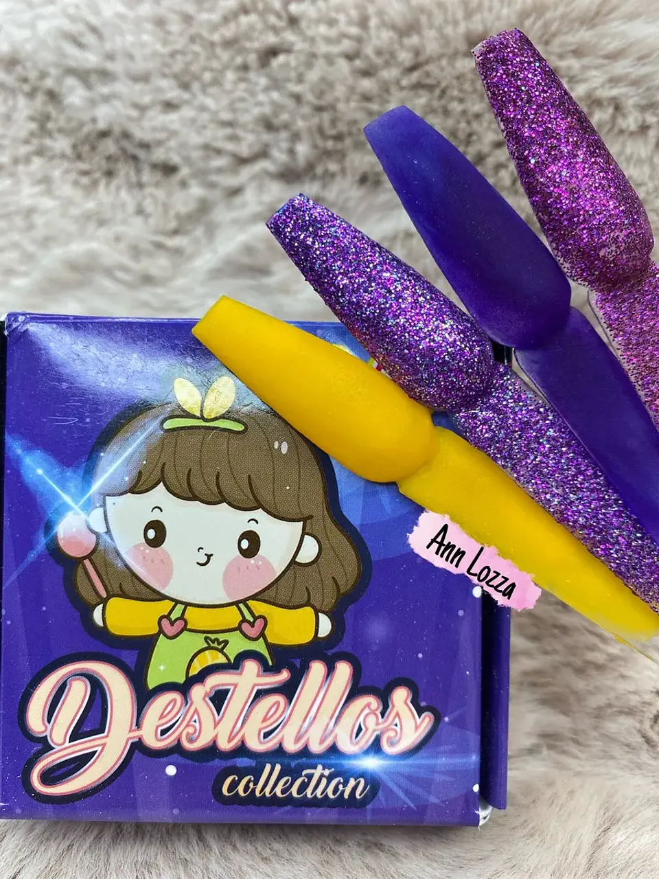Colección de Acrílicos 4 colores  Destellos De Rebel pink 1