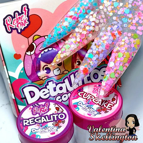 Colección de Acrílicos 4 colores Detallitos De Rebel