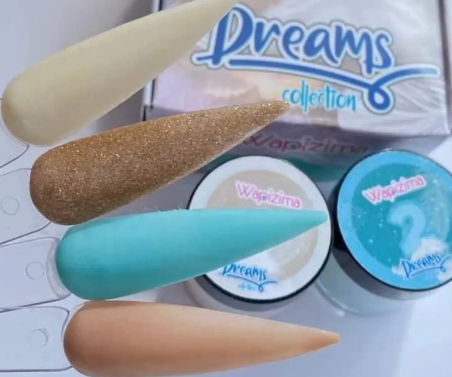 Colección de Acrílicos 4 colores Dreams 1