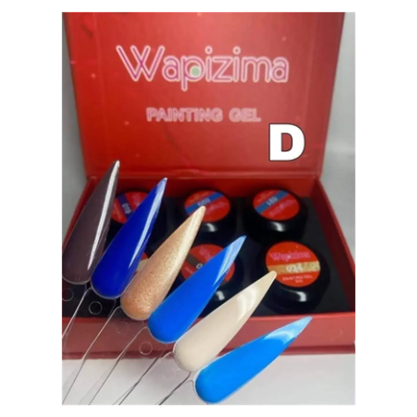 Gama D Gel Paint 6 Colores 1