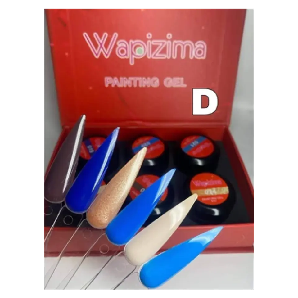 Gama D Gel Paint 6 Colores 1