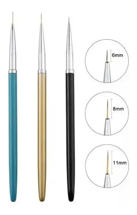 SET PINCEL LINER 3 PIEZAS