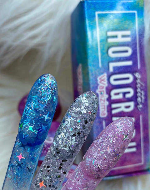 Colección de Acrílicos 3 colores Holograph