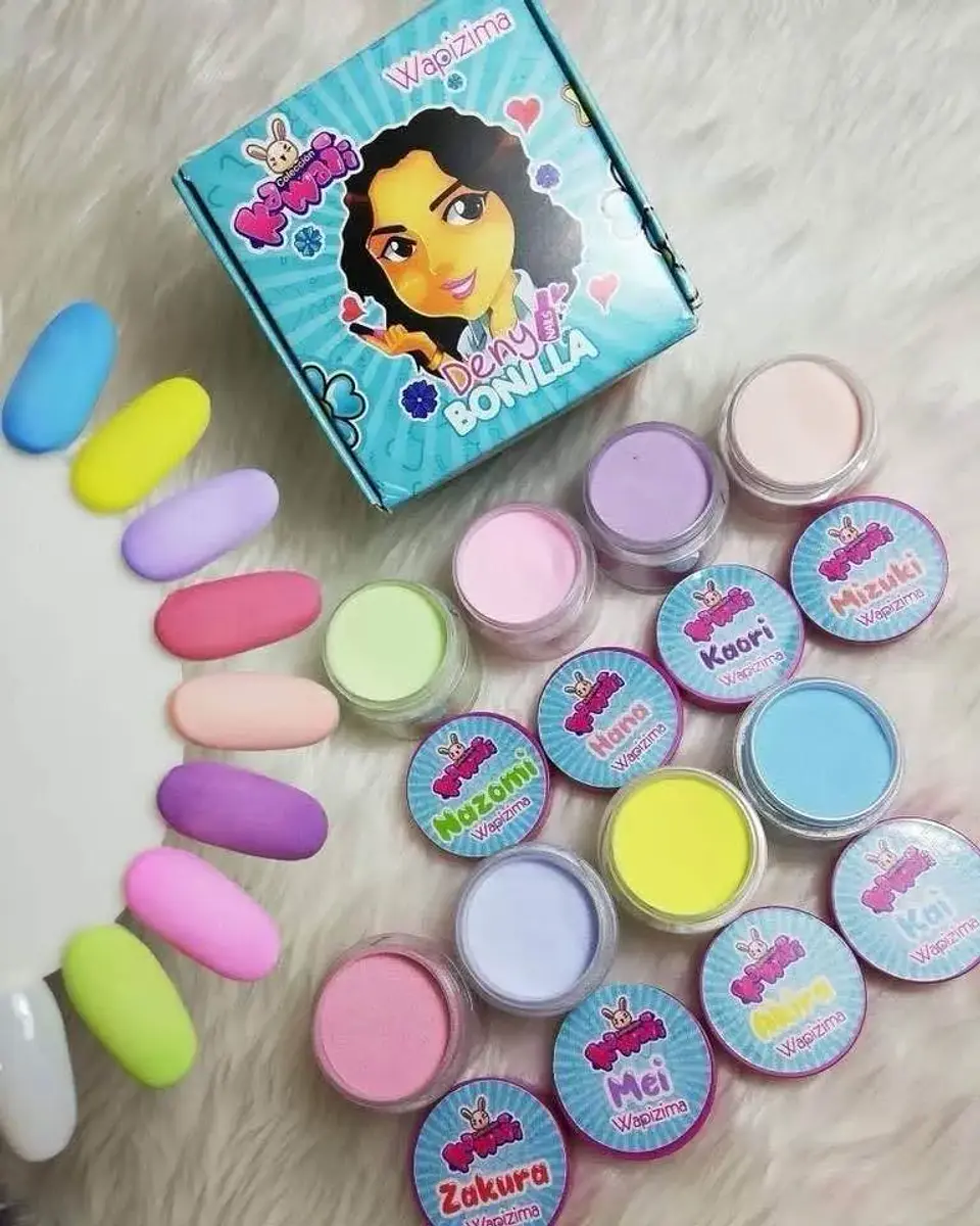 Colección de Acrílicos 8 colores Kawaii 1