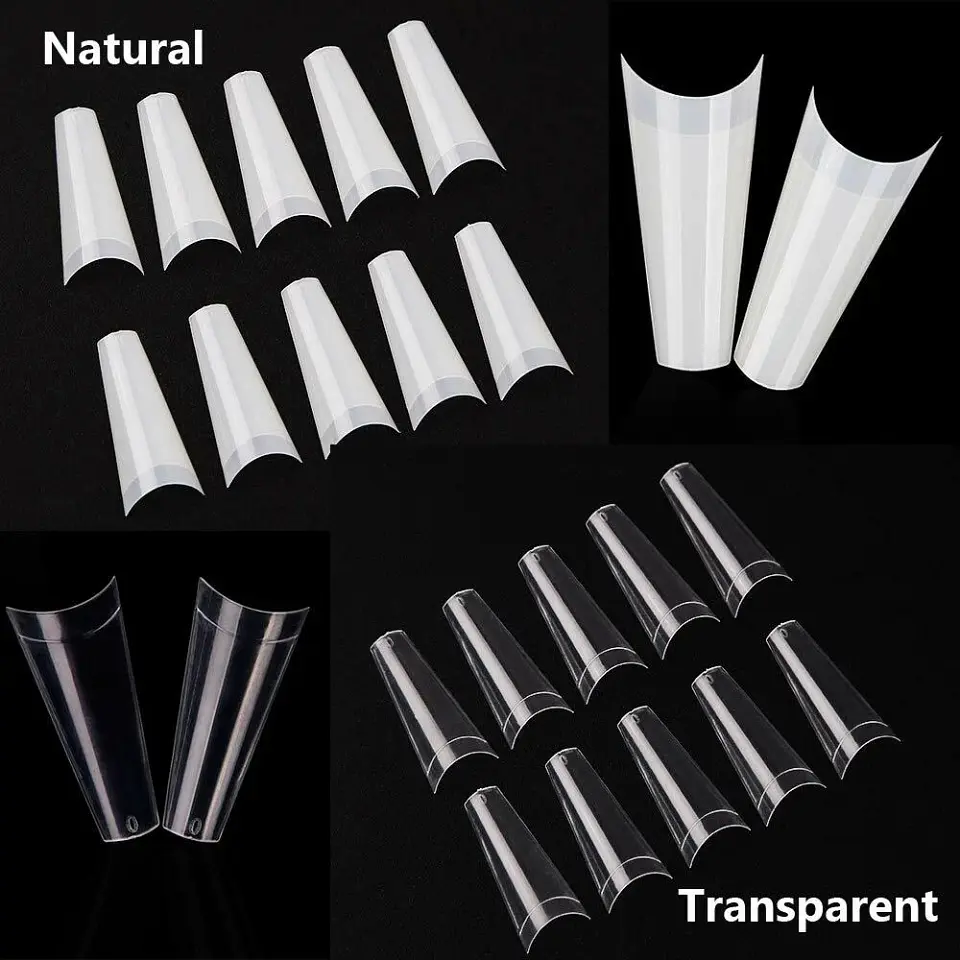 TIPS  COFFIN  100 PIEZAS COLOR NATURAL 1