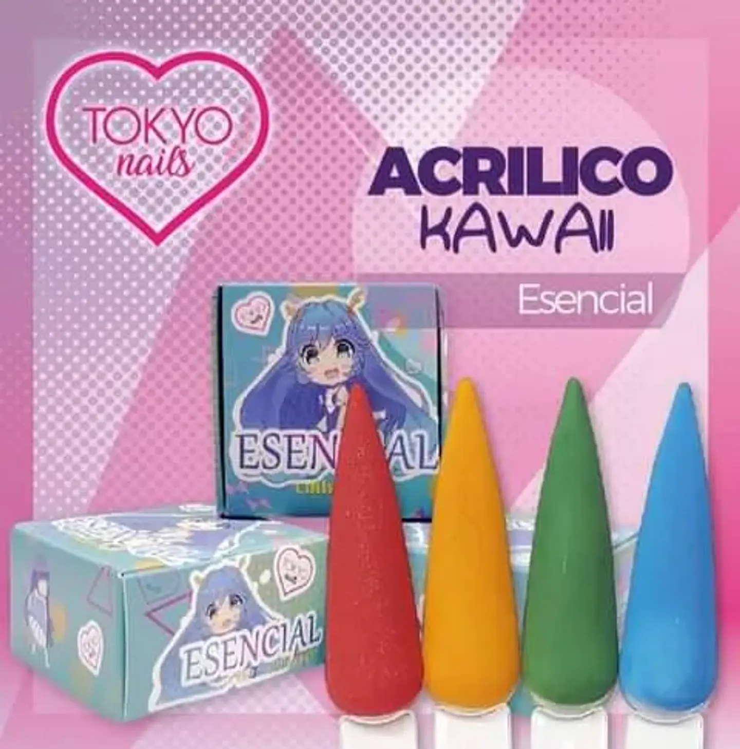 Colección de Acrílicos 4 colores Esencial 1