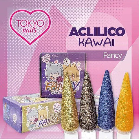 Colección de Acrílicos 4 colores Fancy
