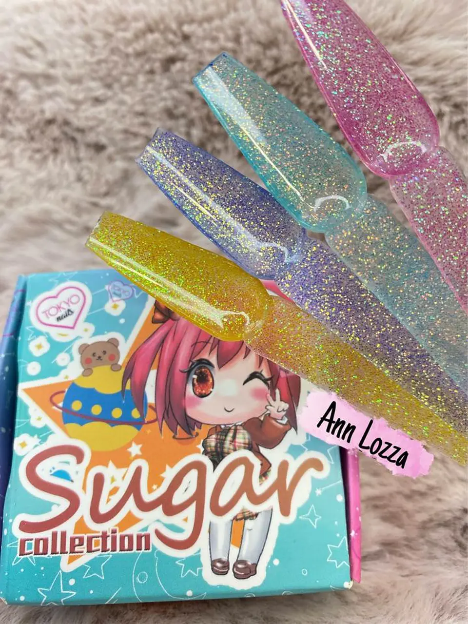 Colección de Acrílicos 4 colores Sugar 1