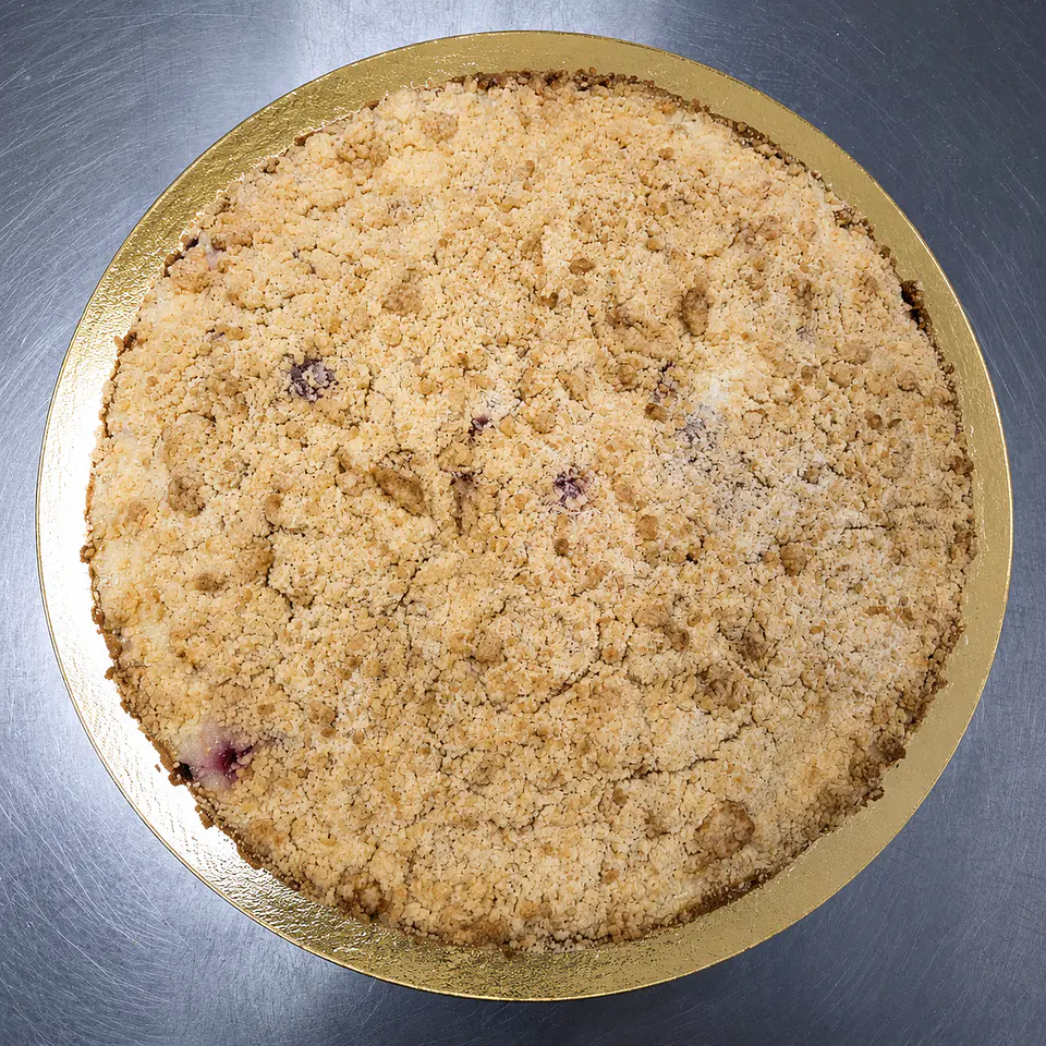 Kuchen de frambuesa y miga 1