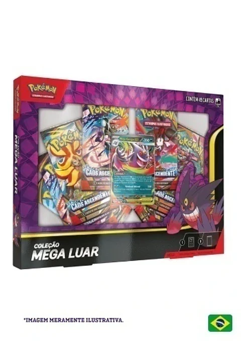 Box Coleção Mega Luar - Gengar