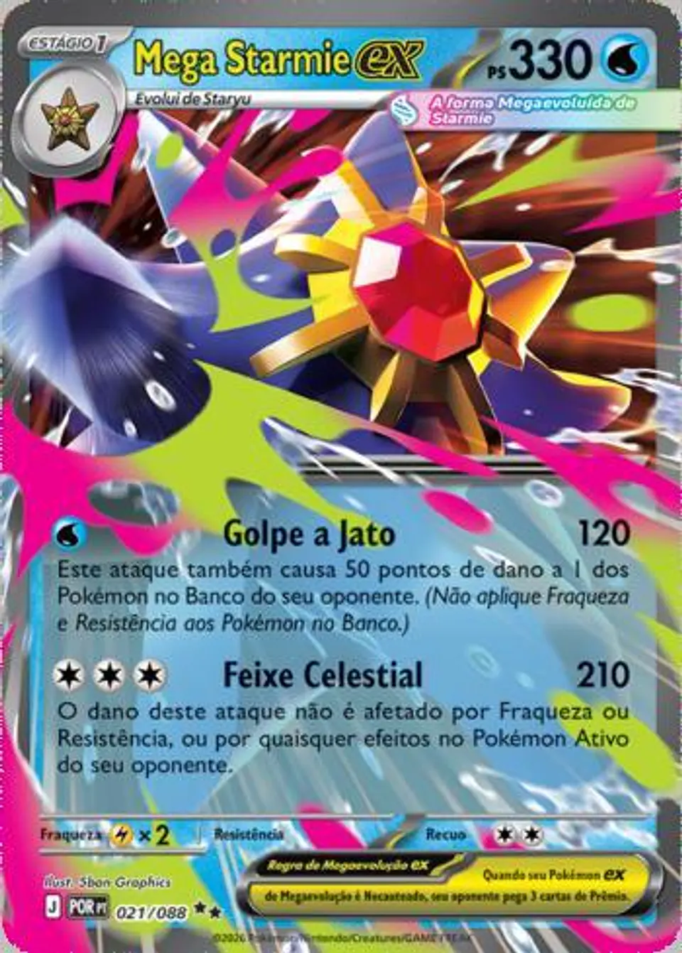 Mega Starmie Ex 1
