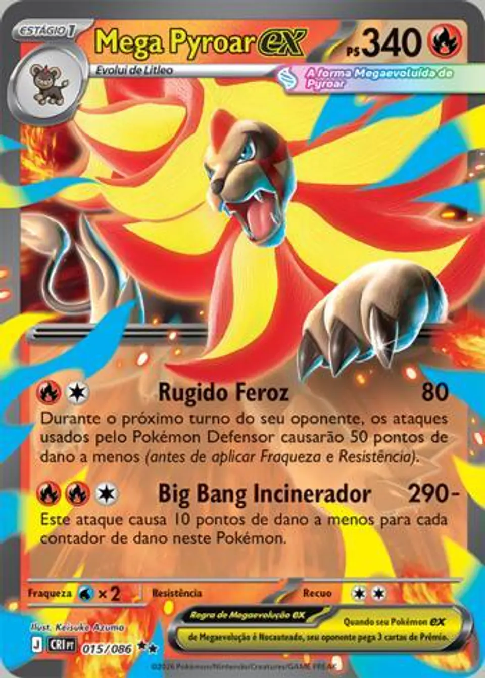 Mega Pyroar Ex 1