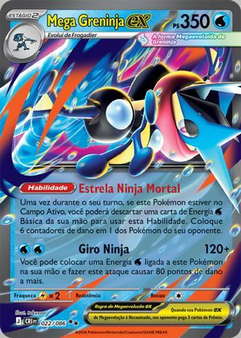 Mega Greninja Ex