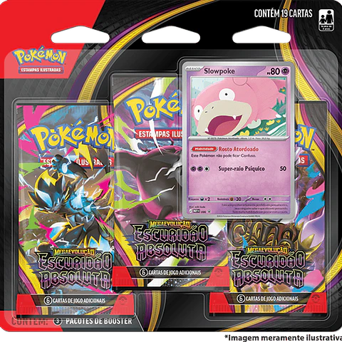 Blister Triplo Pokémon ME05 Escuridão Absoluta