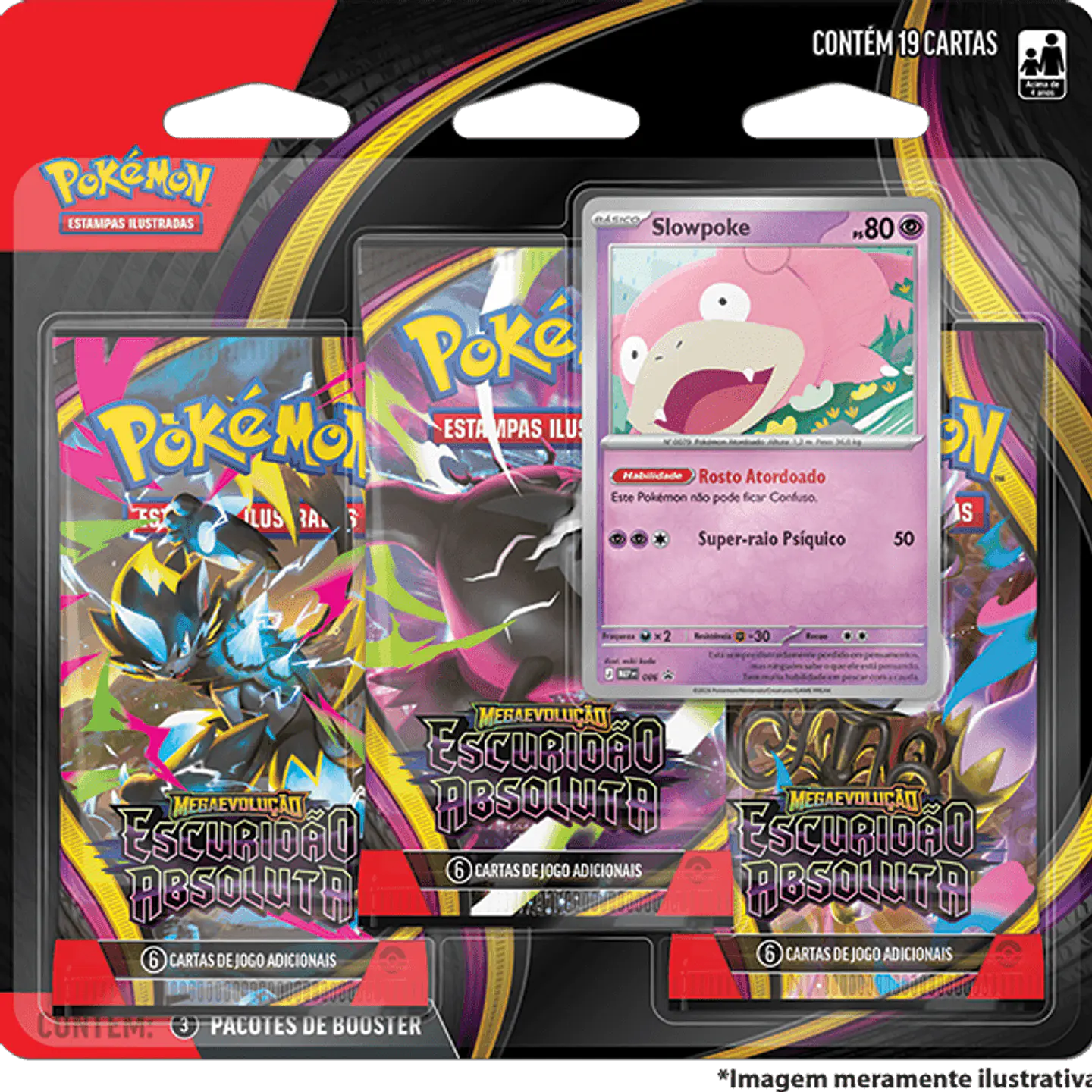 Blister Triplo Pokémon ME05 Escuridão Absoluta 1