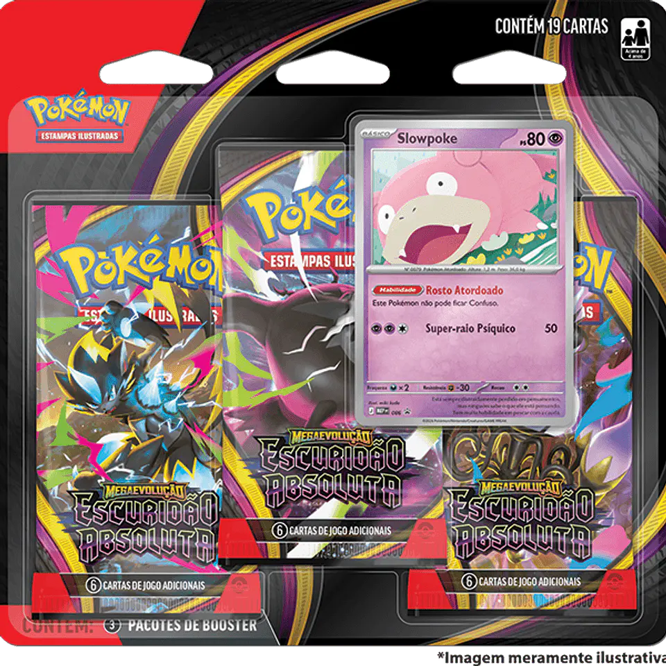 Blister Triplo Pokémon ME05 Escuridão Absoluta 1
