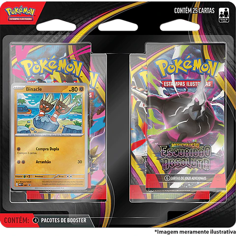Blister Quadrúplo Pokémon ME05 Escuridão Absoluta