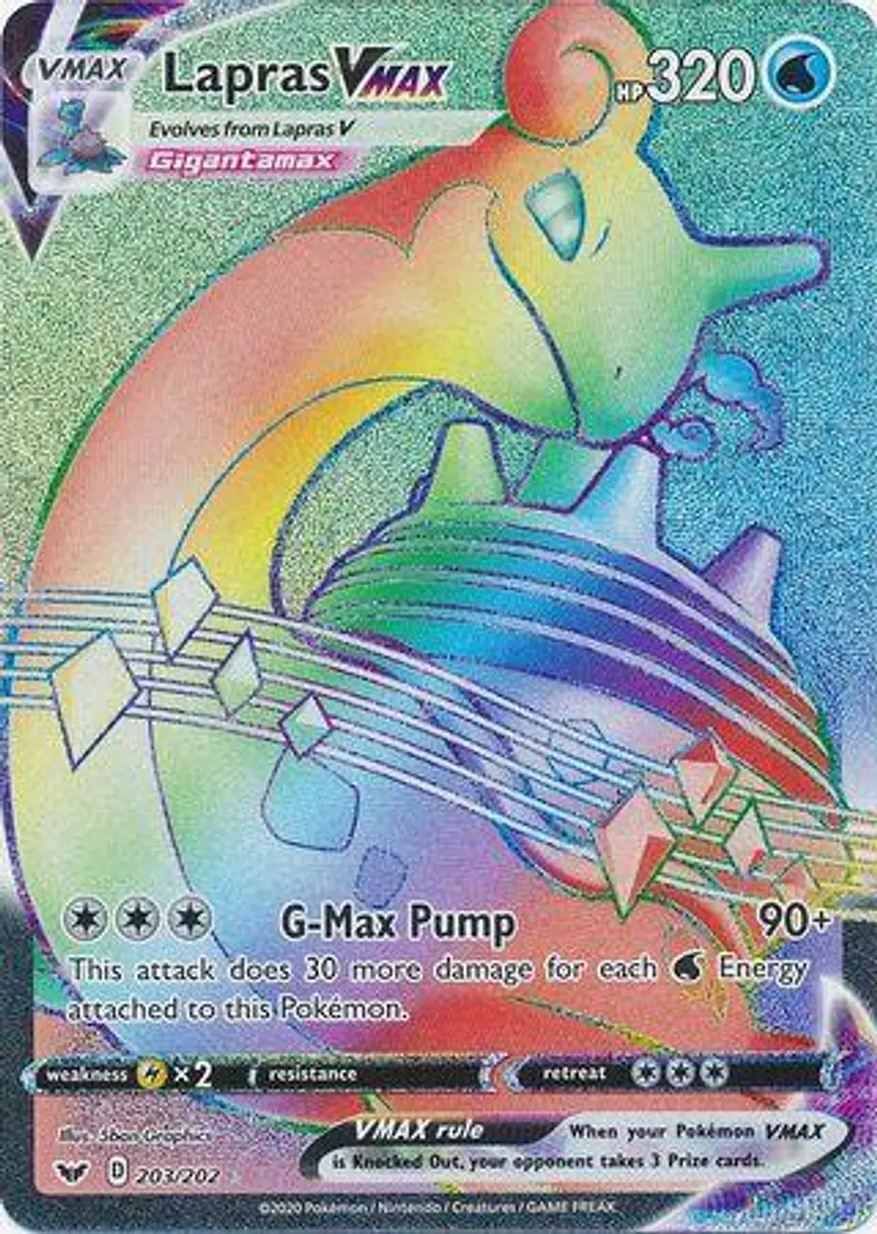 Lapras Vmax 1
