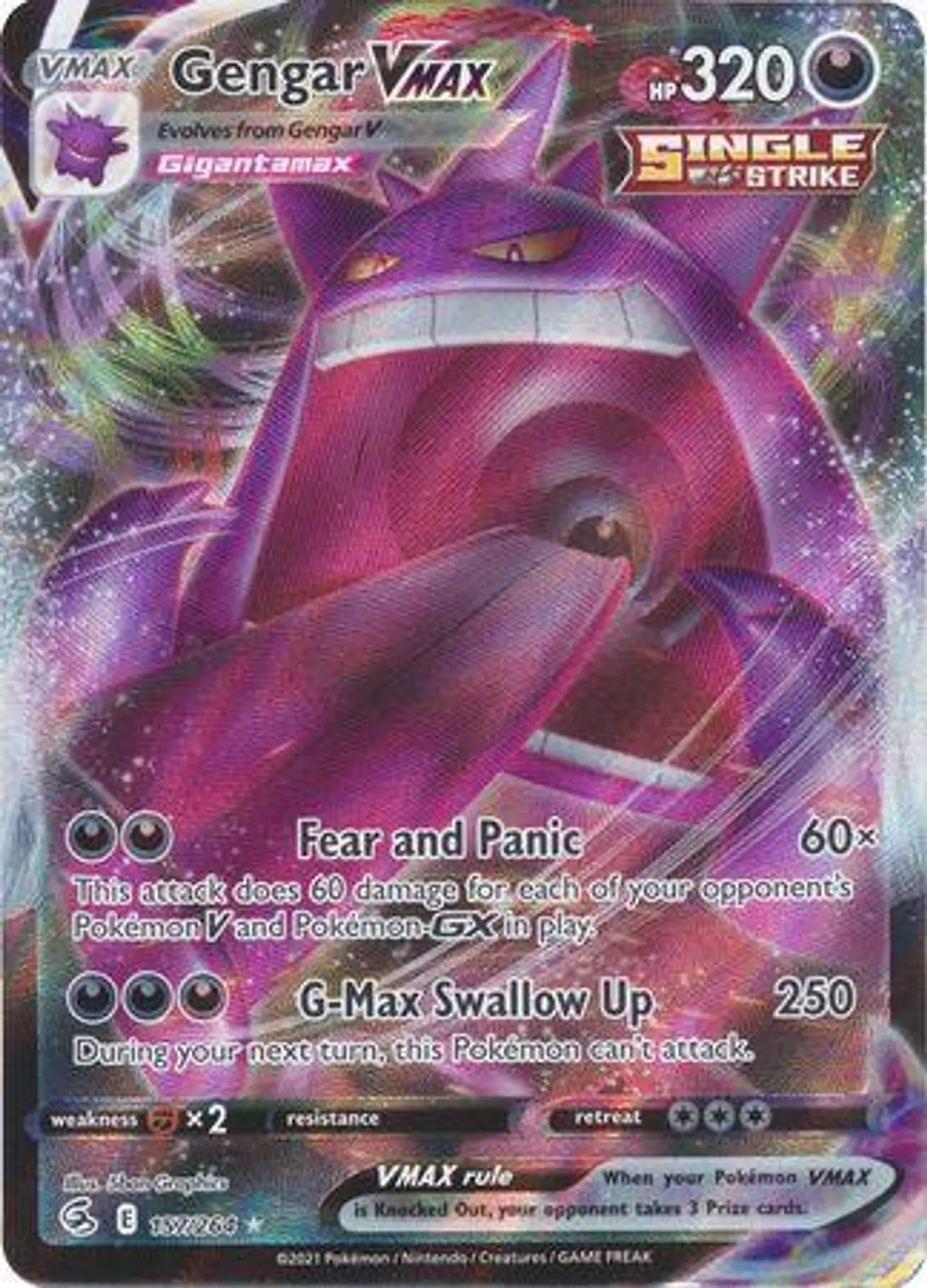 Gengar Vmax português 1