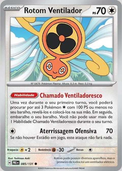 Rotom Ventilador Pokeball
