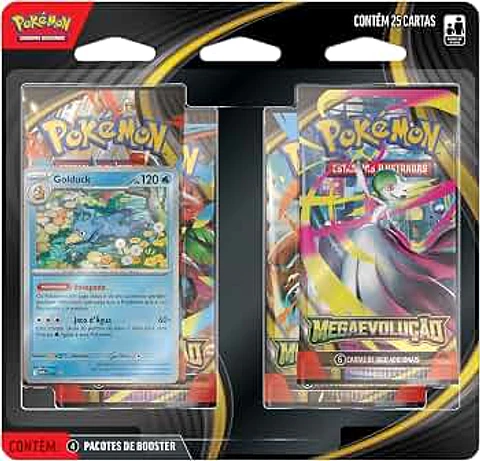 Blister Quadruplo Pokémon Golduck ME 1 - Copag
