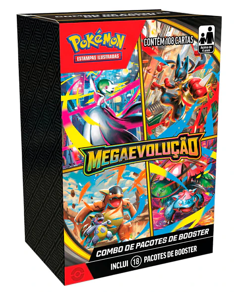 Combo De Booster ME1 - Mega Evolução - Copag