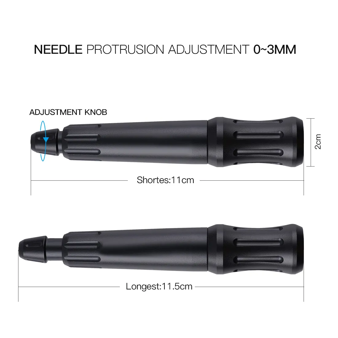 Cartridge hand poke. Herramienta para tatuaje manual con cartucho.