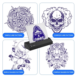 Impresora termica CNC 8008 nueva version Bluetooth. Tattoo Stencil Printer