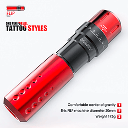 Mast Flip Rotary Tattoo Pen Machine 2.6-4.0mm Stroke Length Custom Motor Supply