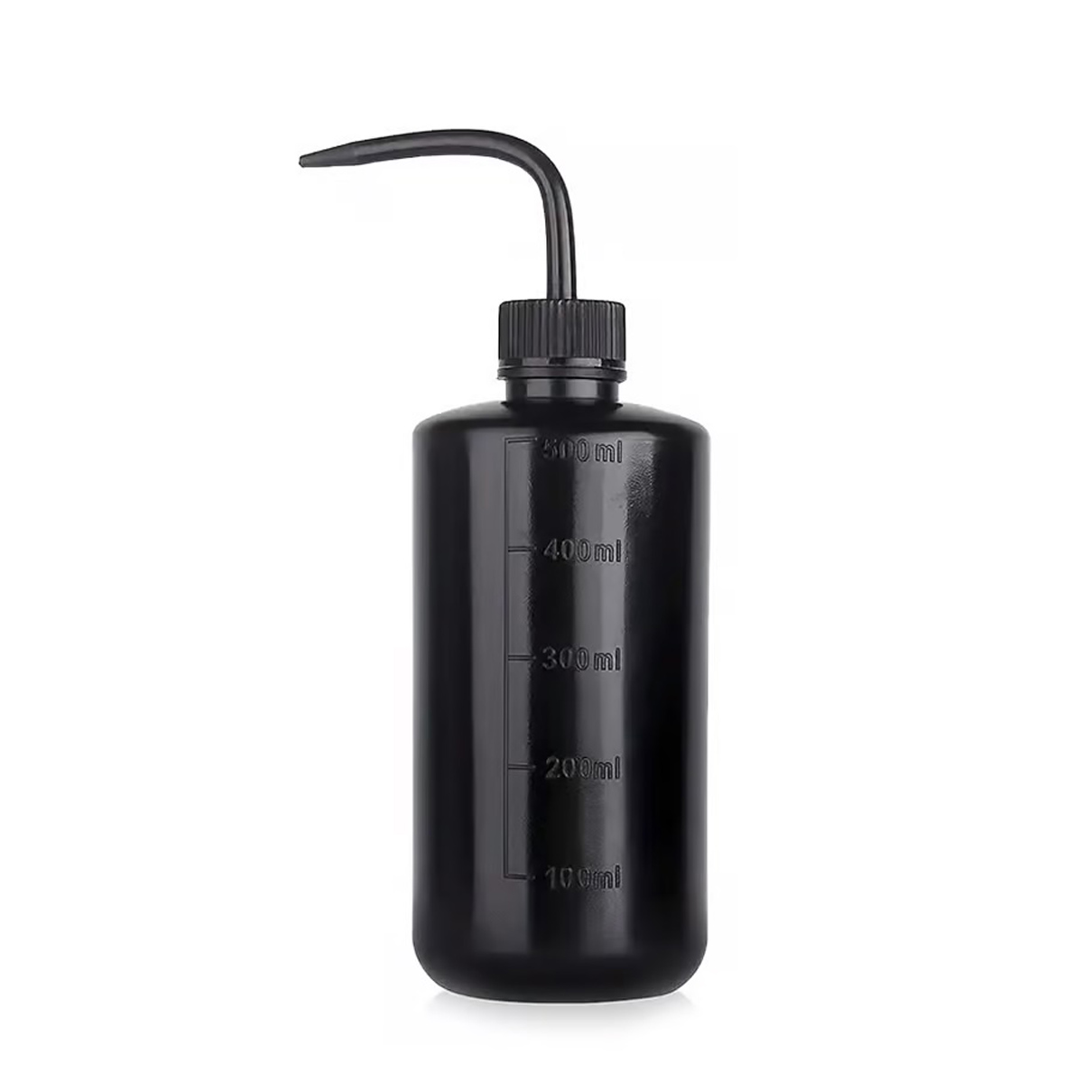 Piseta 500 ml. Negra para uso en limpieza del Tatuaje.