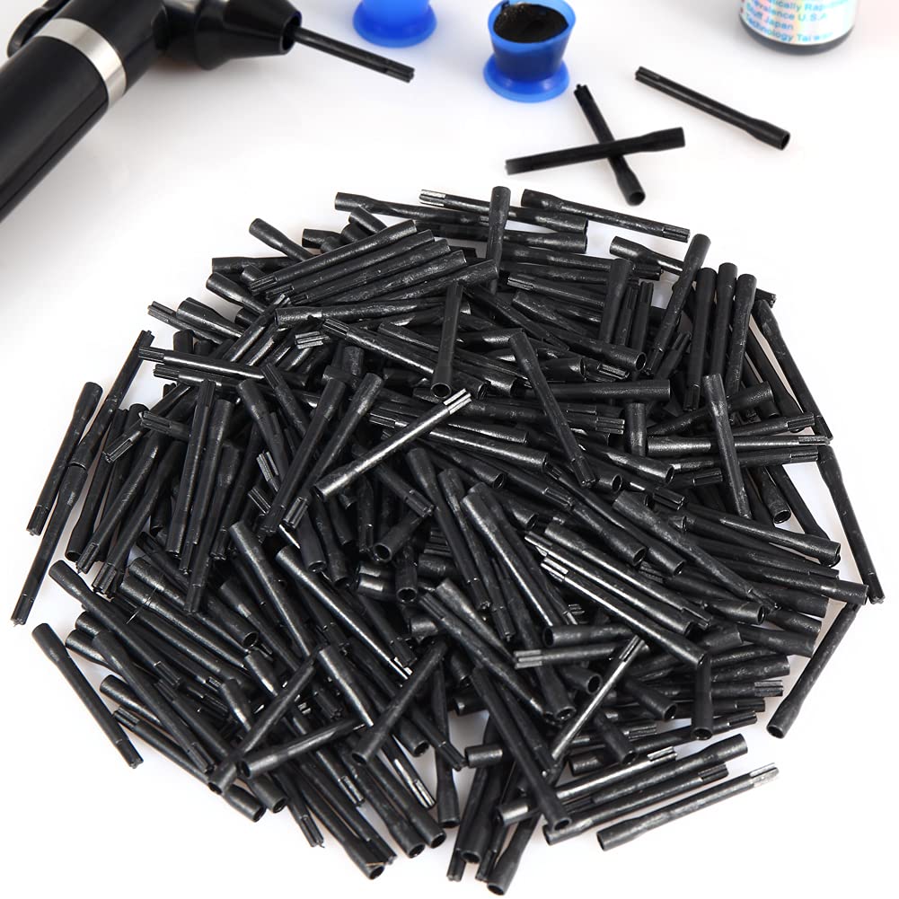 Palitos mezcladores de tinta de tatuaje Negros, 100 unidades, mezcladores de pigmentos, varillas de agitación de plástico.