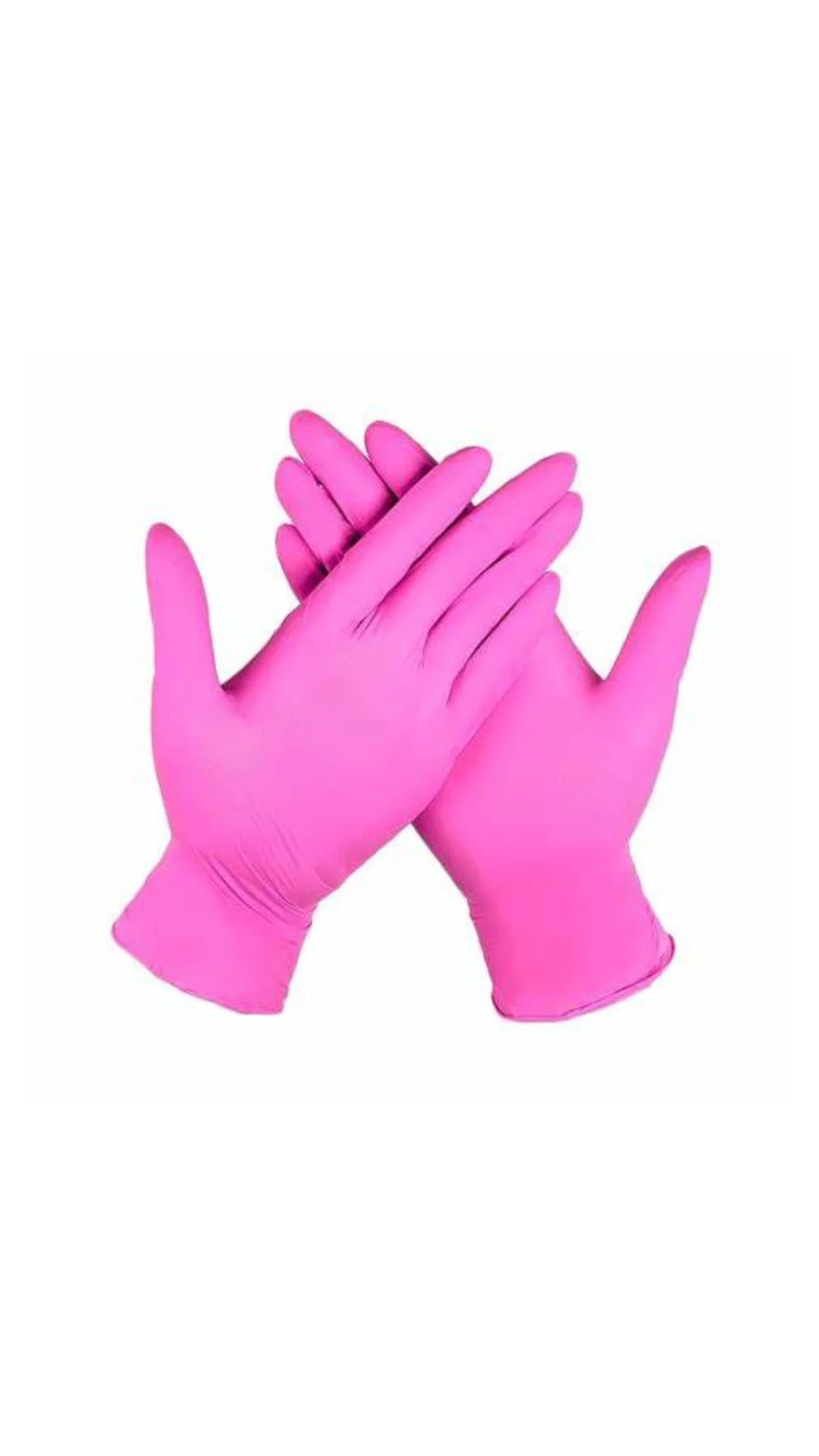 GUANTE NITRILO ROSADO