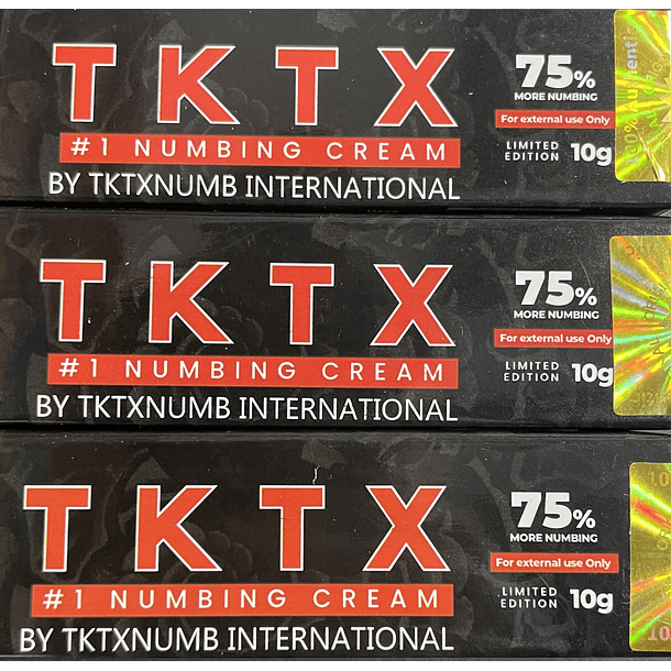 TKTX BLACK 25% LIDOCAINA 1