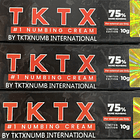 TKTX BLACK 25% LIDOCAINA 1