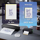 Mini impresora termica Phonemo inalámbrica 203dpi. 2