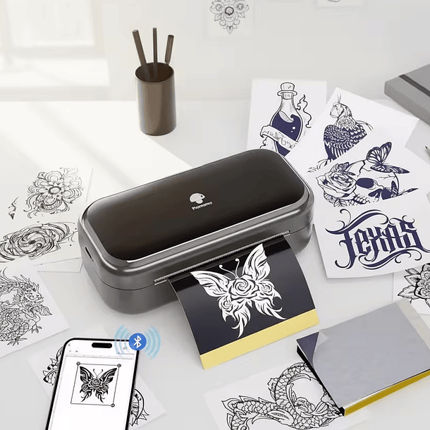 Papel de transferencia de tatuaje Phomemo para impresora TP31. 5