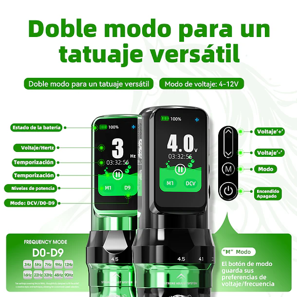 Máquina de tatuaje Fold Pro Year of the Horse Edition. 3