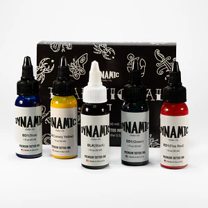 Dynamic Tattoo Ink Traditional 1oz Color Set