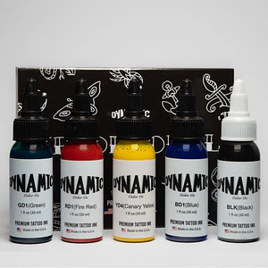 Dynamic Tattoo Ink Traditional 1oz Color Set