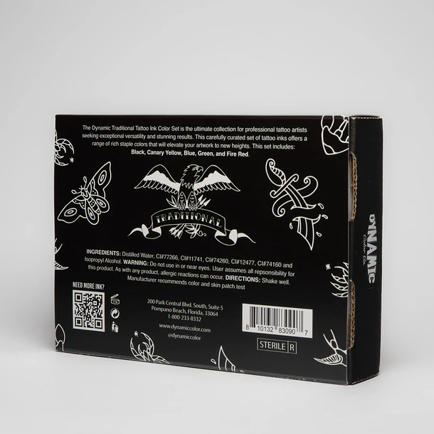 Dynamic Tattoo Ink Traditional 1oz Color Set 4