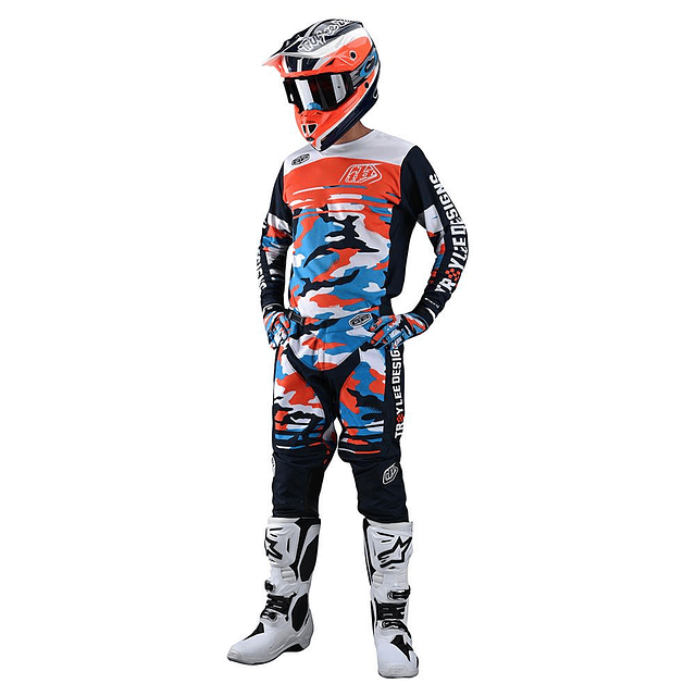 Pantalón Troy Lee Designs Gp Formula CAMO NAVY / ORANGE